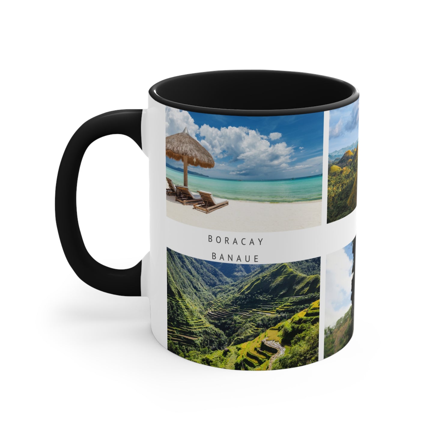 Philippines! This Travel Accent Coffee Mug is a part of a Travel Series for you to choose from. 11oz. Great as a gift or get one to enjoy yourself.