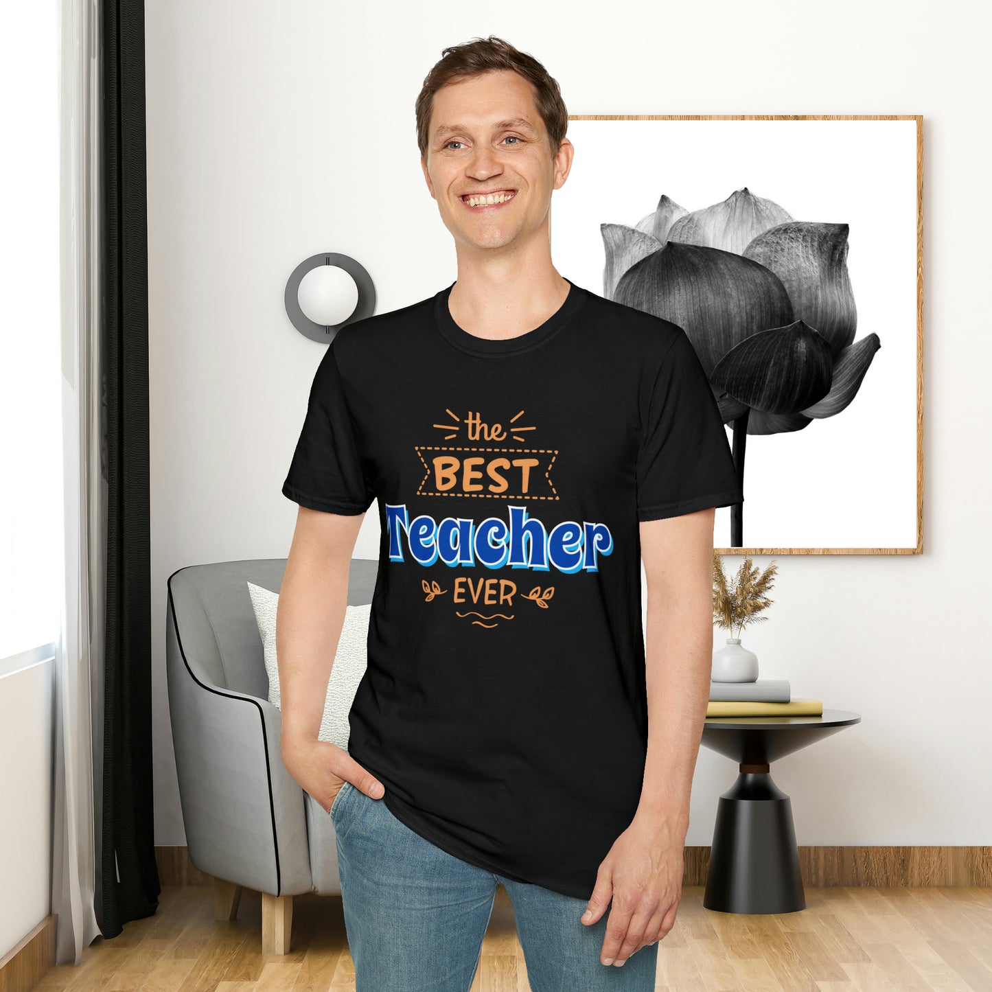 Celebrate and recognize “the best Teacher ever” with this Unisex Softstyle T-Shirt design. Great teachers make a tremendous positive difference in our society!