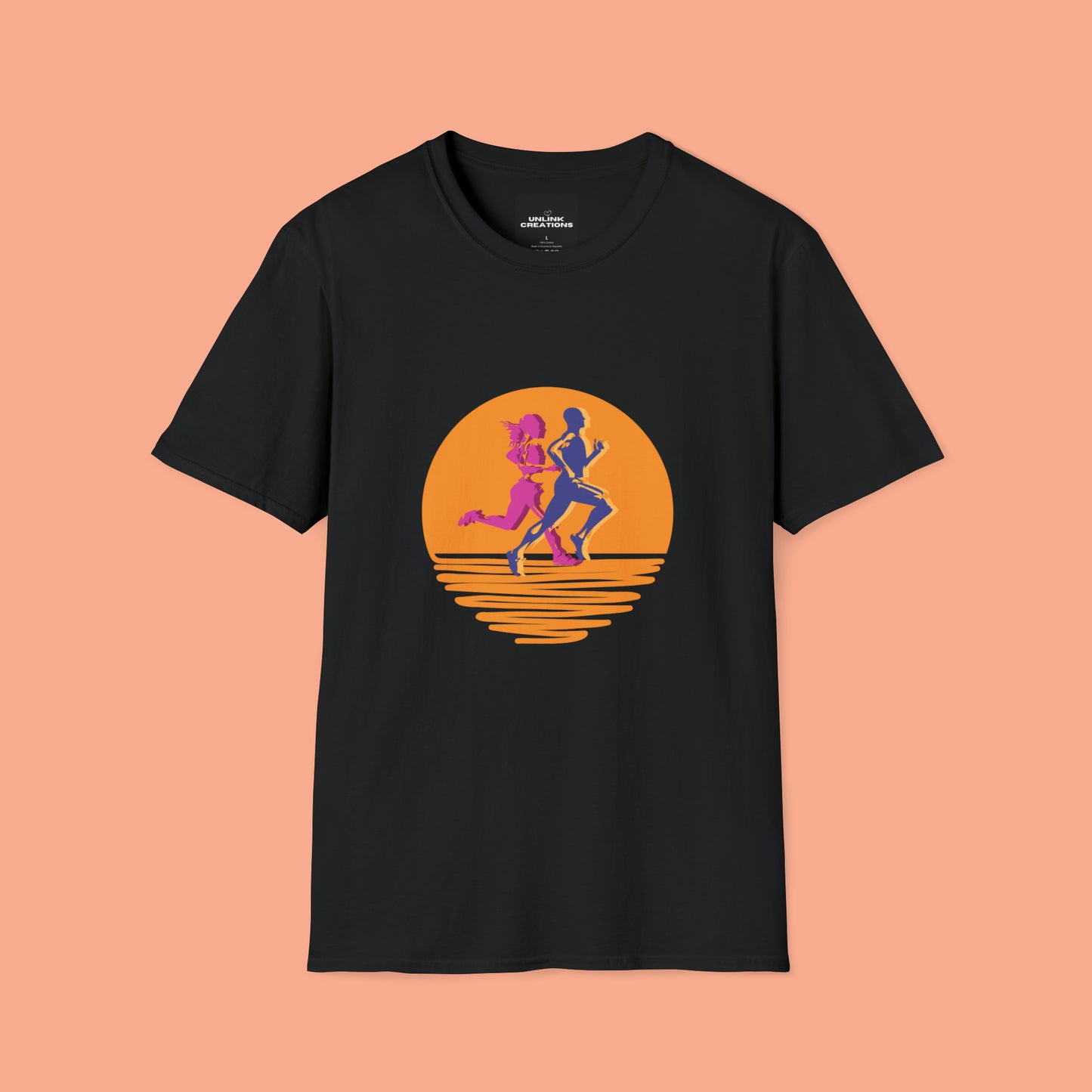 This vibrantly designed shirt for all those who love to run! This is a Unisex Softstyle T-Shirt.