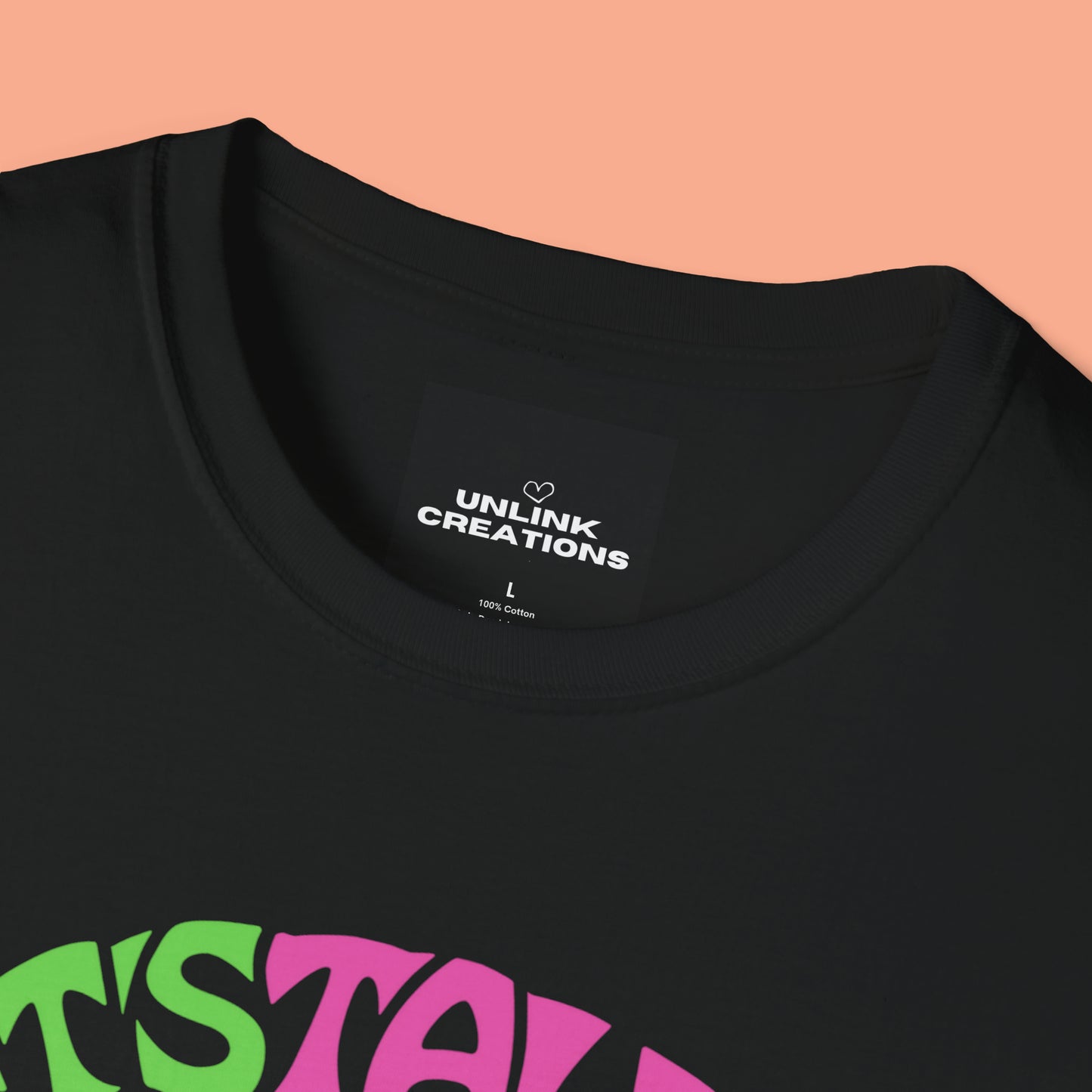 The CDC states "Mental health is important at every stage of life, from childhood and adolescence through adulthood.” I can’t agree more so “LET’S TALK ABOUT MENTAL HEALTH” is the message of this Unisex Softstyle T-Shirt design.