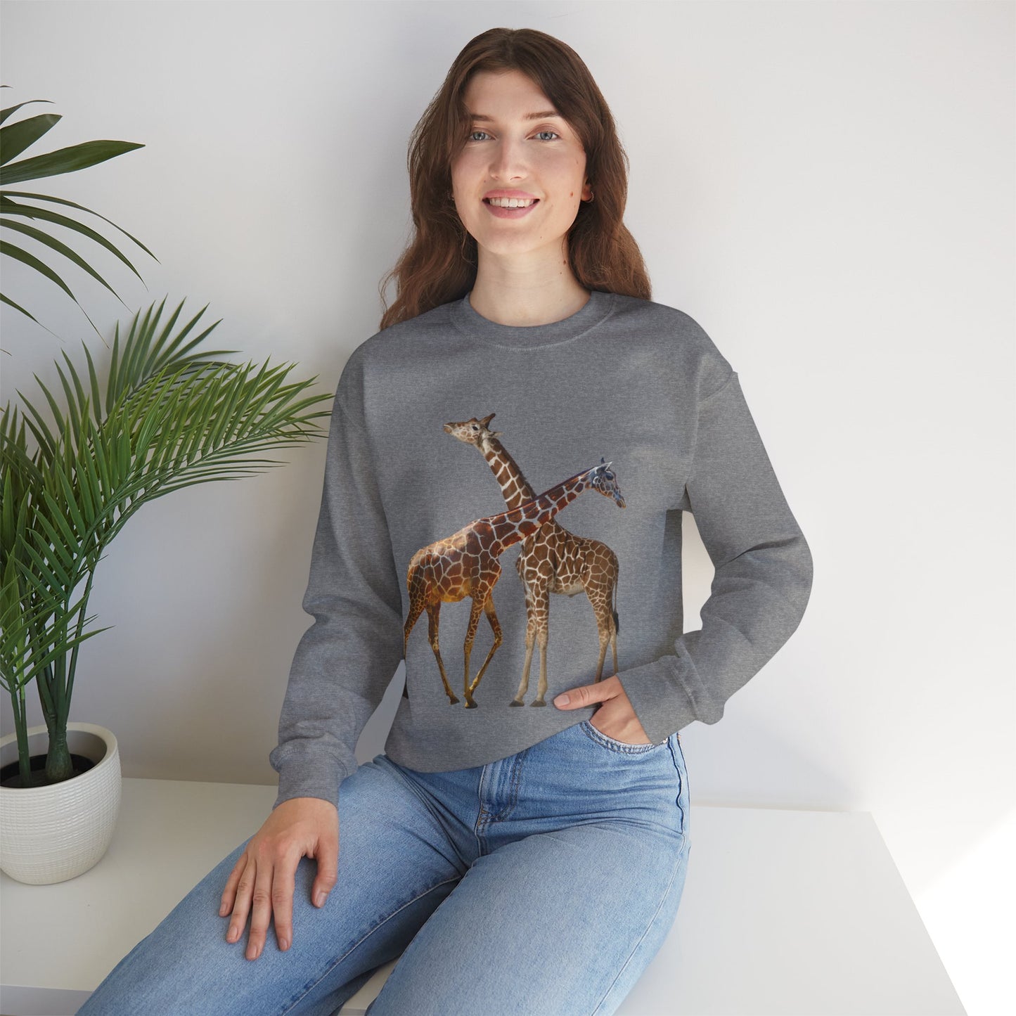 Love giraffes? Well here’s the sweatshirt for you! Give the gift of this Unisex Heavy Blend™ Crewneck Sweatshirt or get one for yourself.