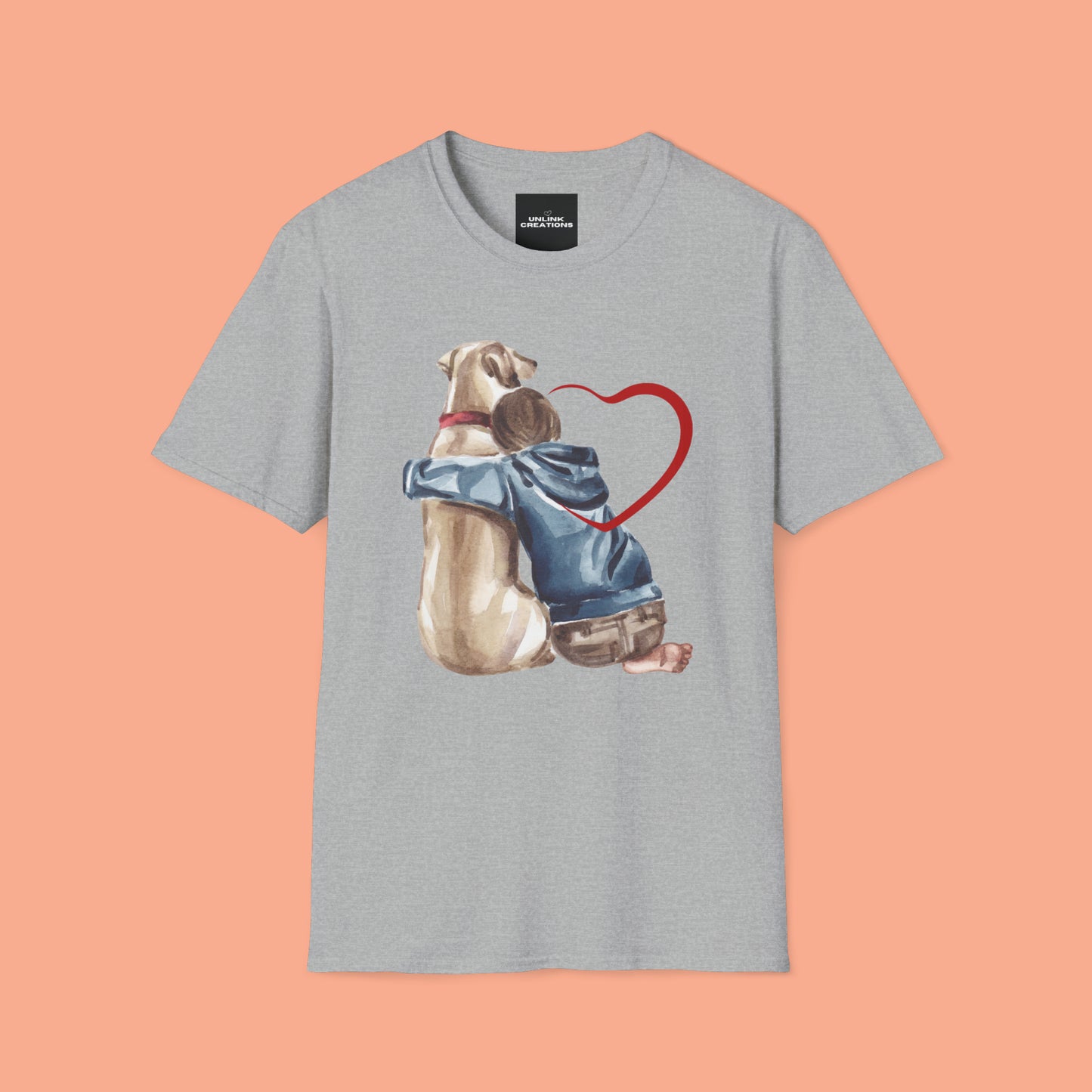 Unconditional love! This Tee celebrates the love we share with our furry friends! Unisex Softstyle T-Shirt is made for the dog lover in you.