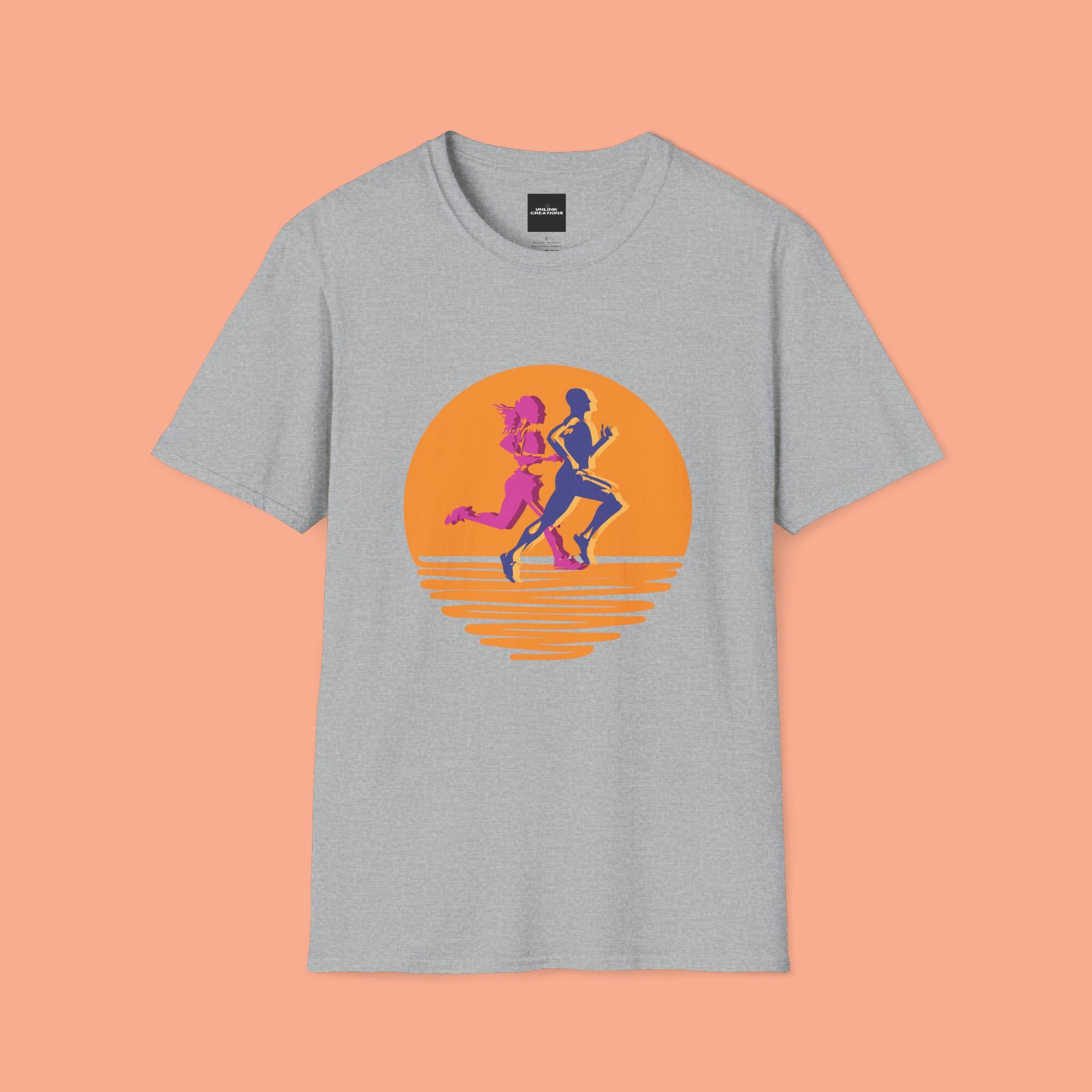 This vibrantly designed shirt for all those who love to run! This is a Unisex Softstyle T-Shirt.