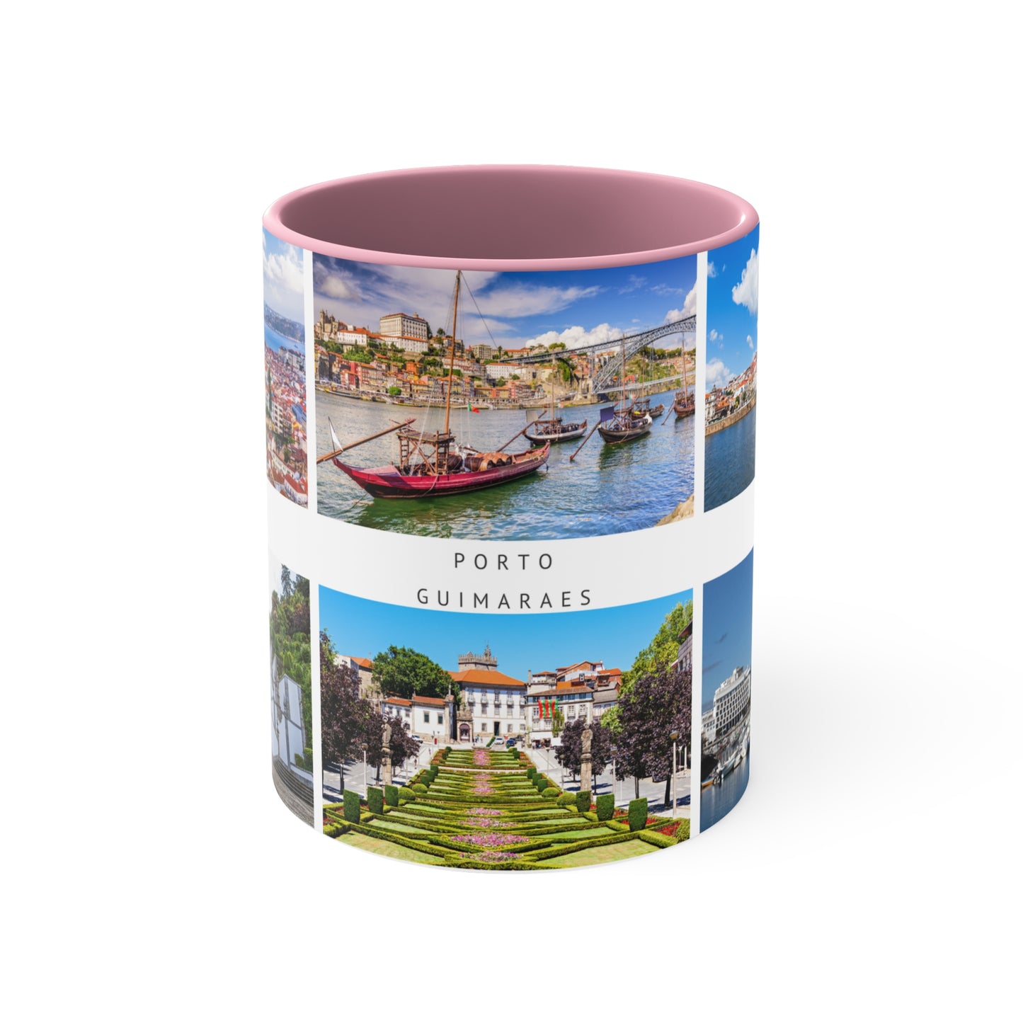 Portugal! This Travel Accent Coffee Mug is a part of a Travel Series for you to choose from. 11oz. Great as a gift or get one to enjoy yourself.