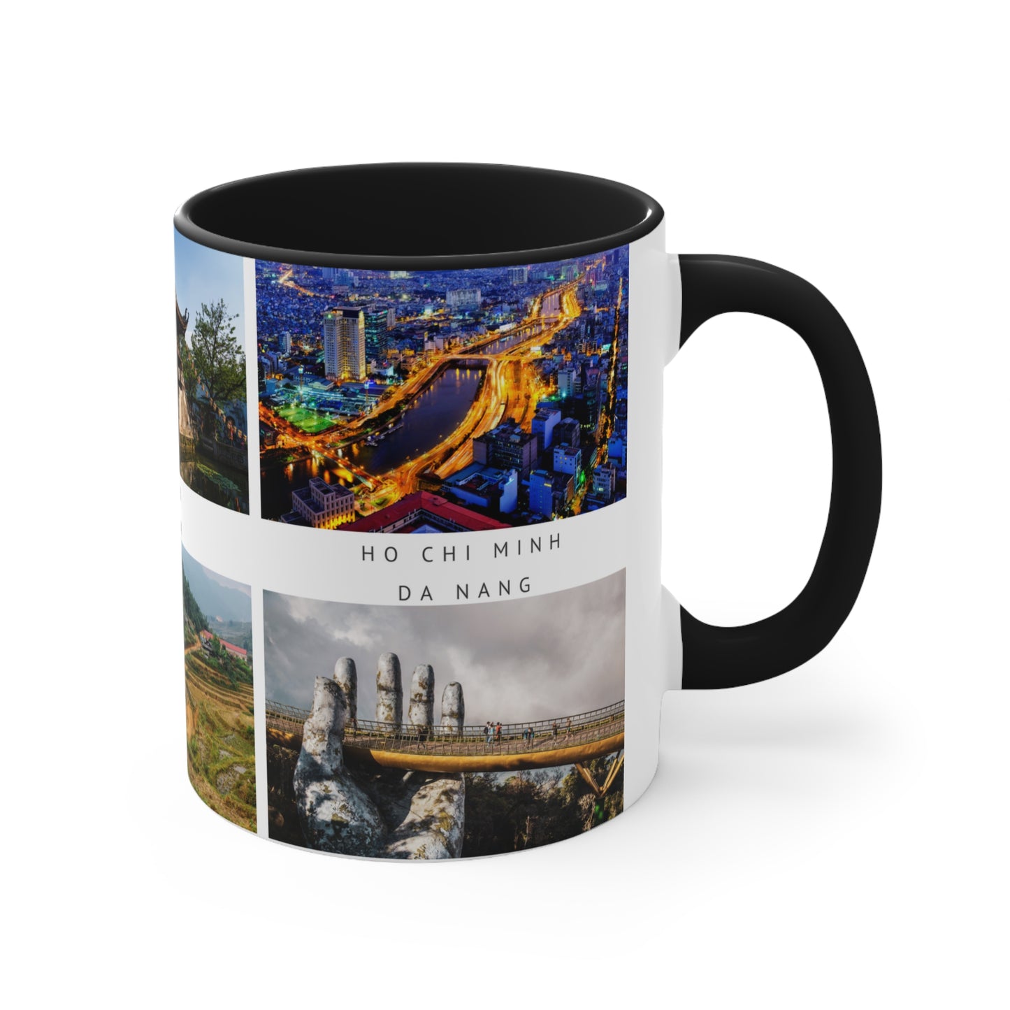 Vietnam! This Travel Accent Coffee Mug is a part of a Travel Series for you to choose from. 11oz. Great as a gift or get one to enjoy yourself.