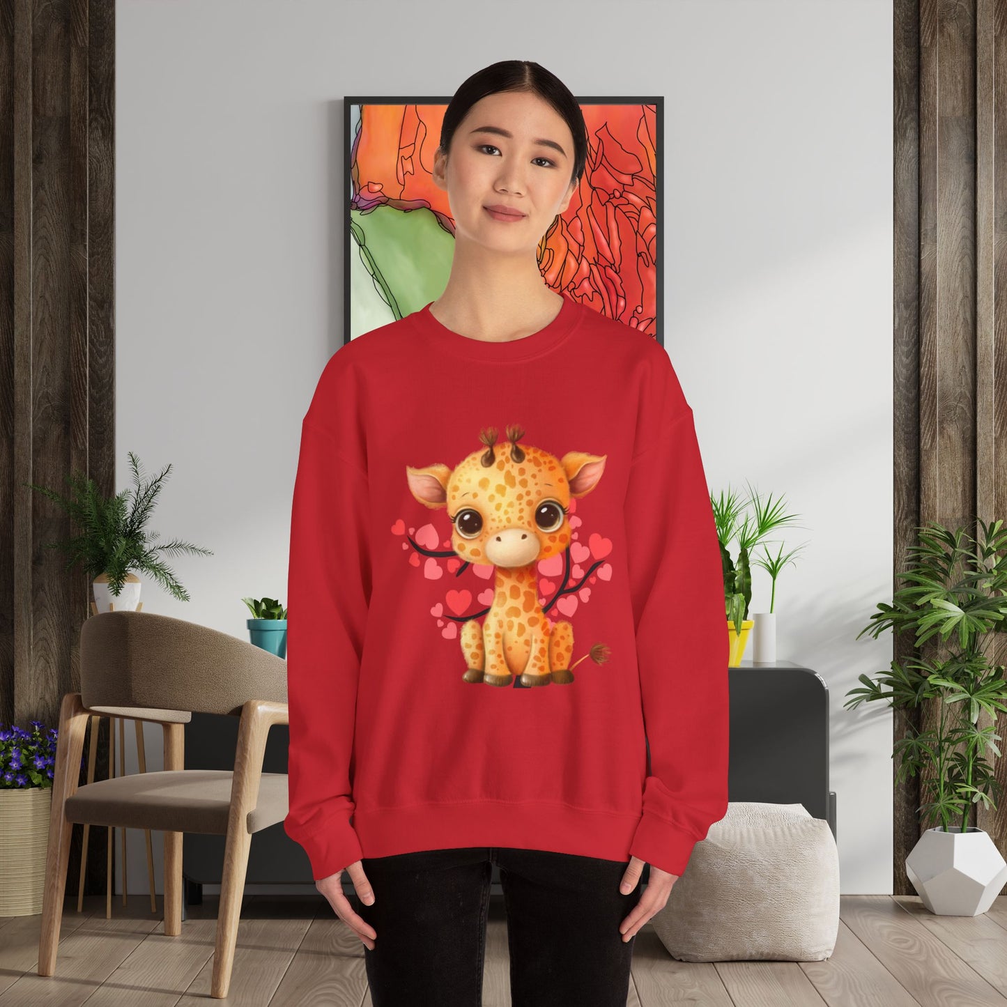 Love giraffes? Here’s the sweatshirt for you! Give the gift of this Unisex Heavy Blend™ Crewneck Sweatshirt or get one for yourself.