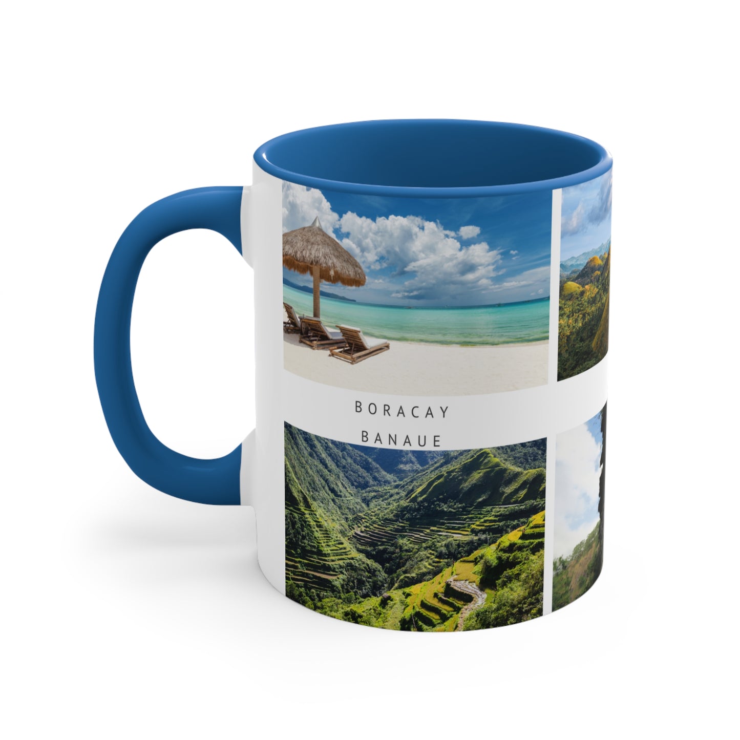 Philippines! This Travel Accent Coffee Mug is a part of a Travel Series for you to choose from. 11oz. Great as a gift or get one to enjoy yourself.