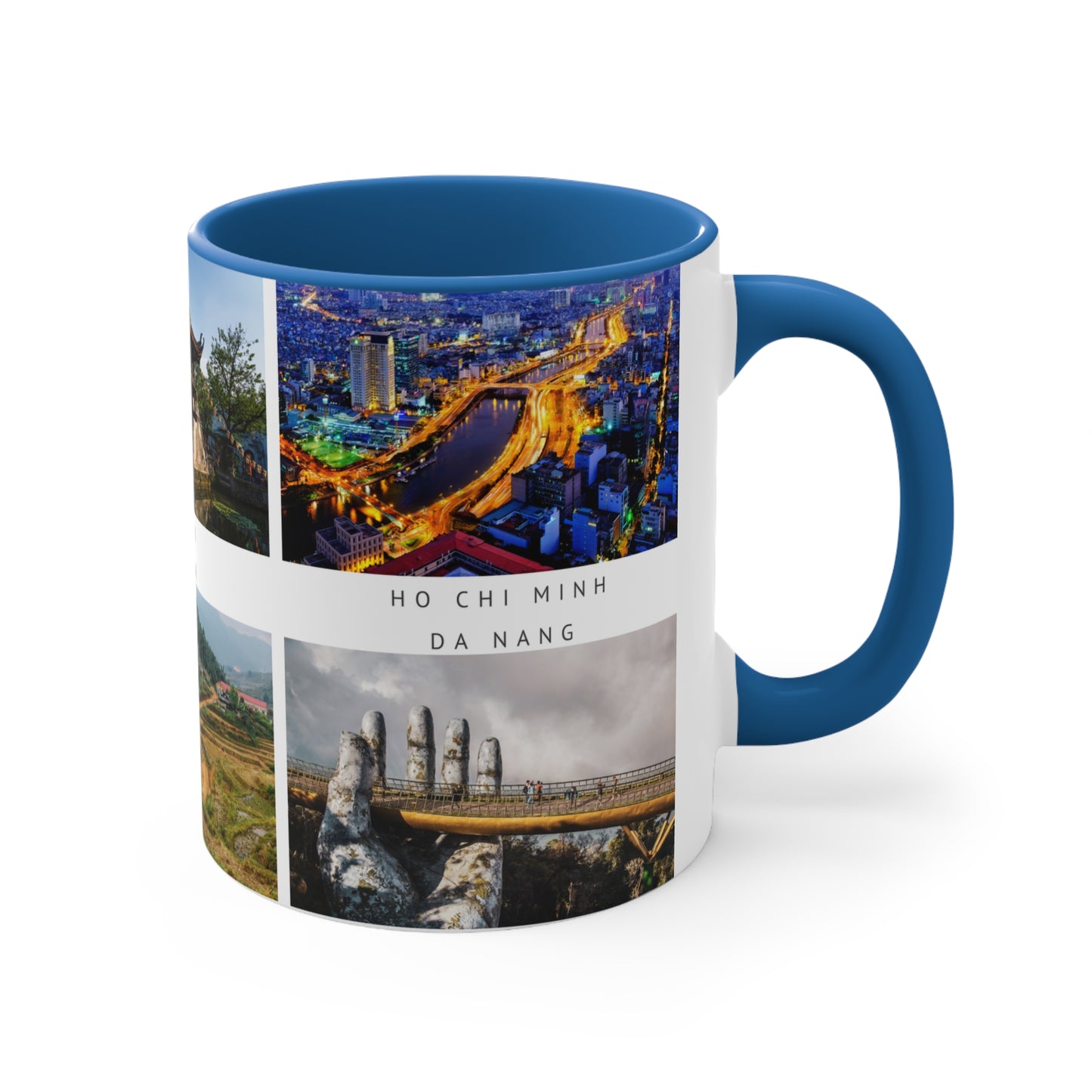 Vietnam! This Travel Accent Coffee Mug is a part of a Travel Series for you to choose from. 11oz. Great as a gift or get one to enjoy yourself.