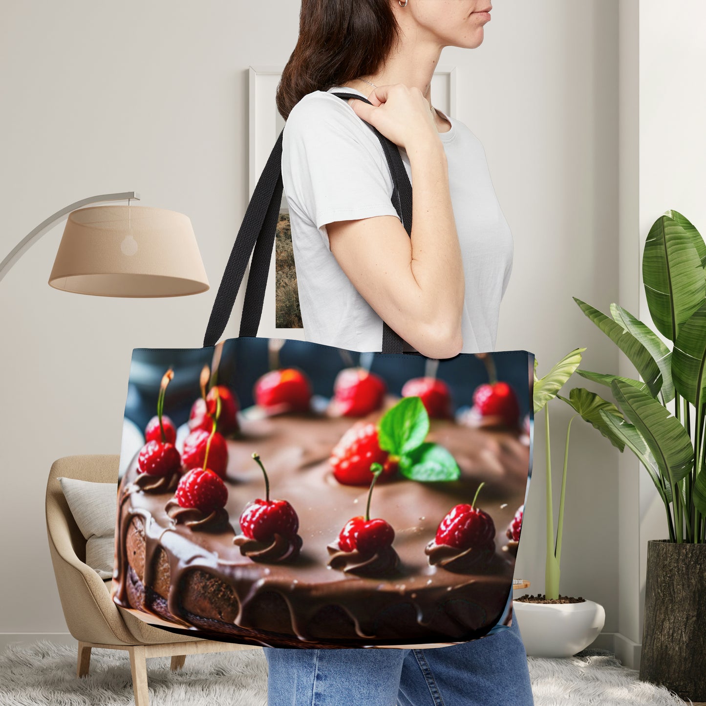 Calling all chocolate lovers out there, here’s the Weekender Tote Bag for you.