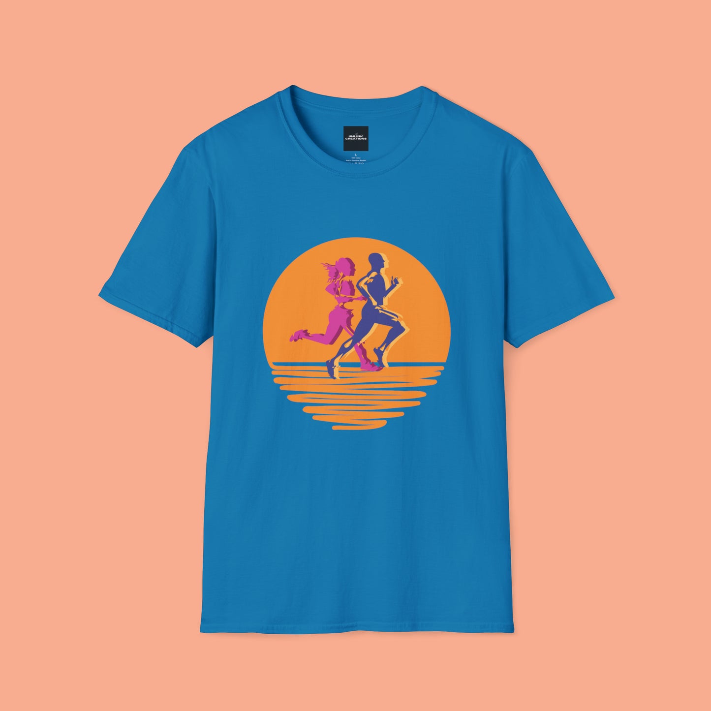 This vibrantly designed shirt for all those who love to run! This is a Unisex Softstyle T-Shirt.