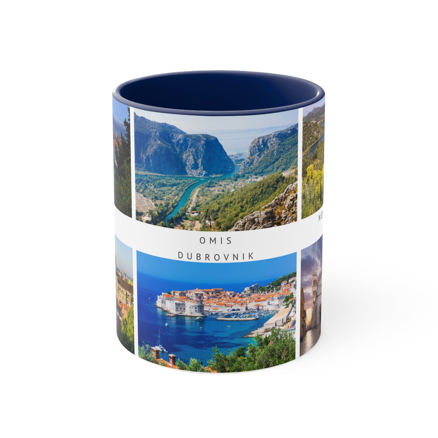 Croatia! This Travel Accent Coffee Mug is a part of a Travel Series for you to choose from. 11oz. Great as a gift or get one to enjoy yourself.