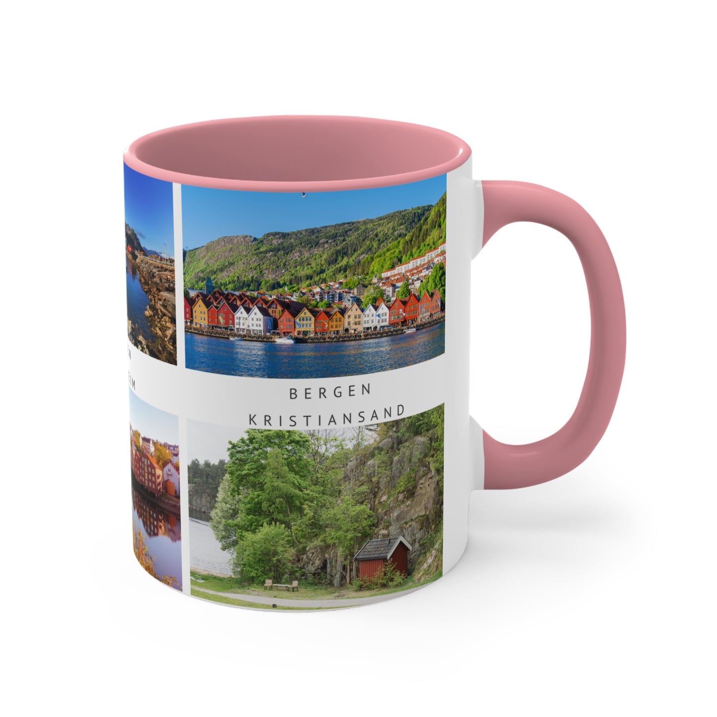 Norway! This Travel Accent Coffee Mug is a part of a Travel Series for you to choose from. 11oz. Great as a gift or get one to enjoy yourself.