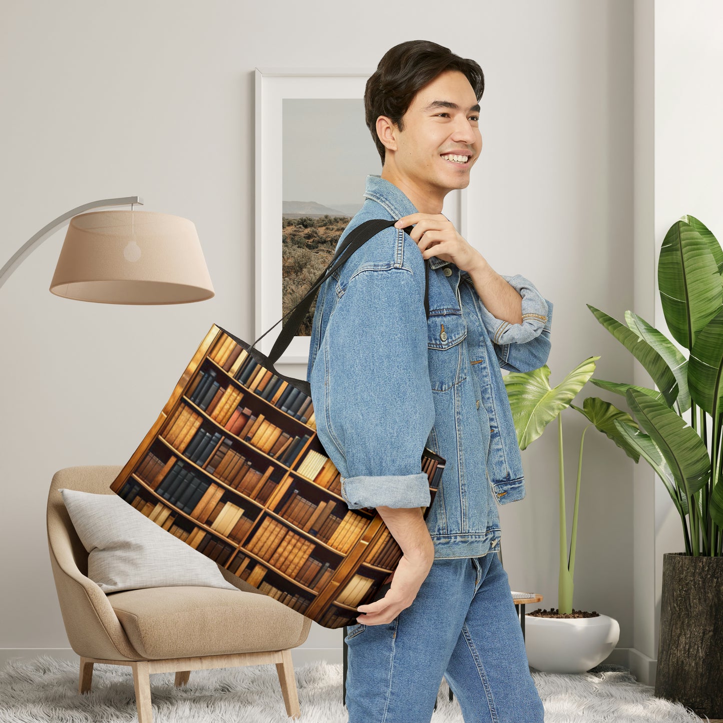 So many books and so little time? Calling all book lovers, this Weekender Tote Bag is made just for you.