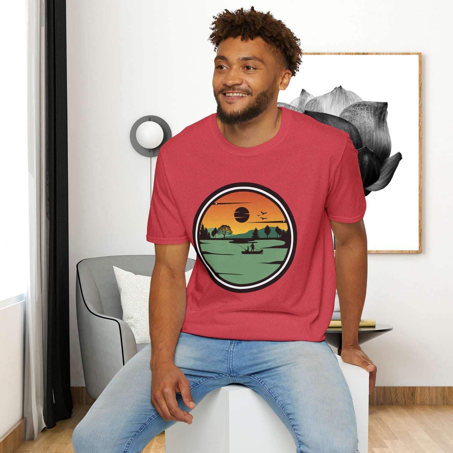 Spend time in the great outdoors! Be rejuvenated and amazed at the beauty of nature. This is a Unisex Softstyle T-Shirt.