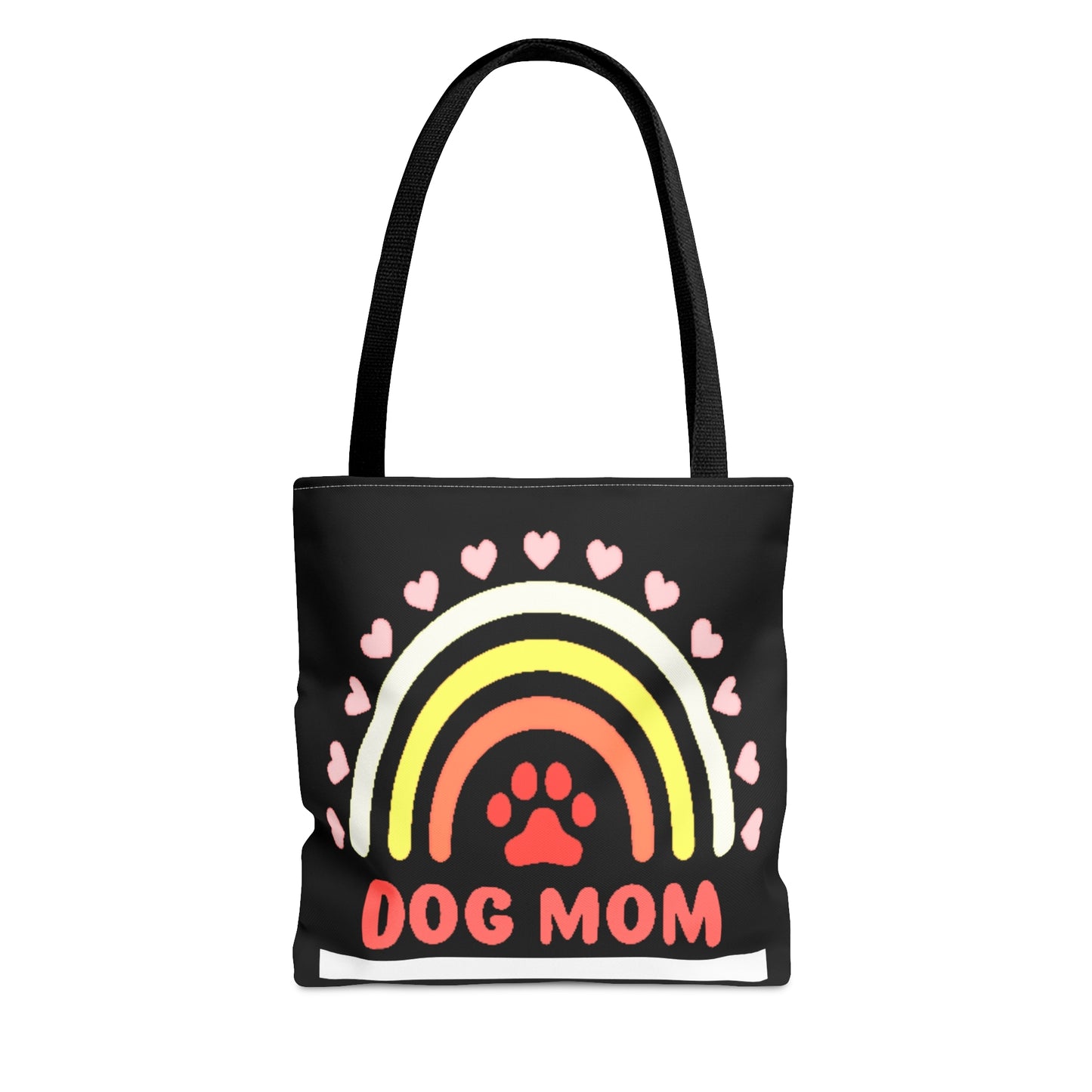 Perfect for Dog Moms, use this Tote Bag to carry everything your lovable doggie needs. Come in 3 sizes to meet your needs. Reusable for all your shopping or trip needs.