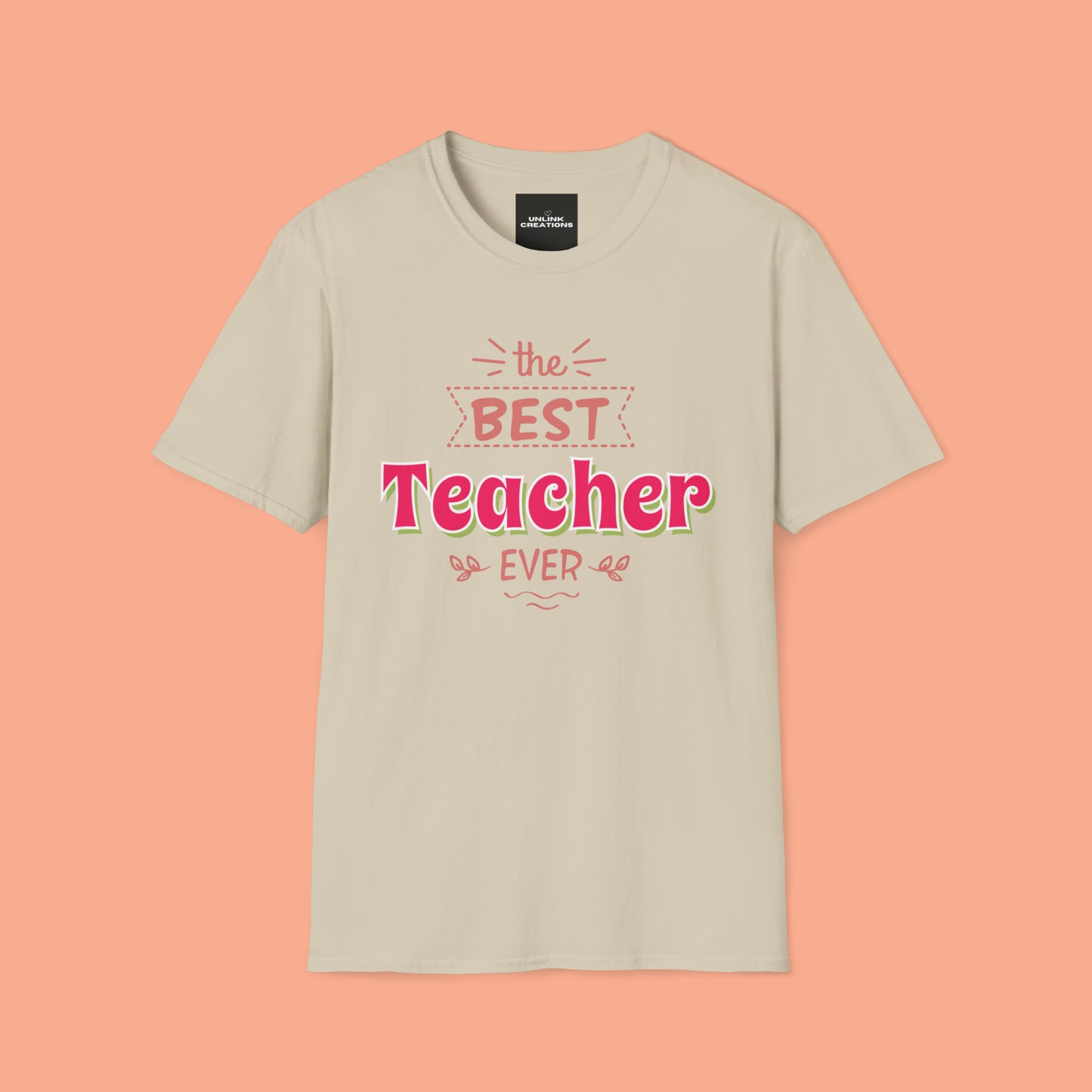 Celebrate and recognize “the best Teacher ever” with this Unisex Softstyle T-Shirt design. Great teachers make a tremendous positive difference in our society!