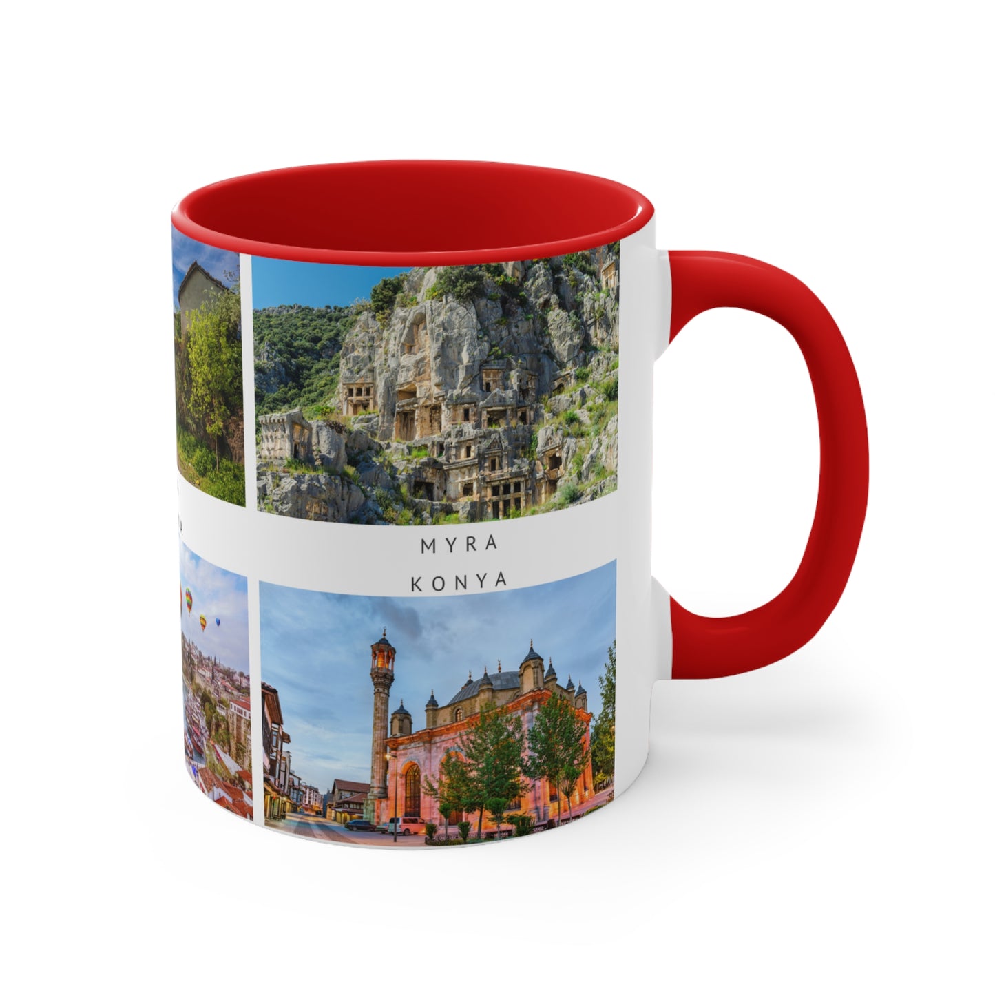 Turkey! This Travel Accent Coffee Mug is a part of a Travel Series for you to choose from. 11oz. Great as a gift or get one to enjoy yourself.