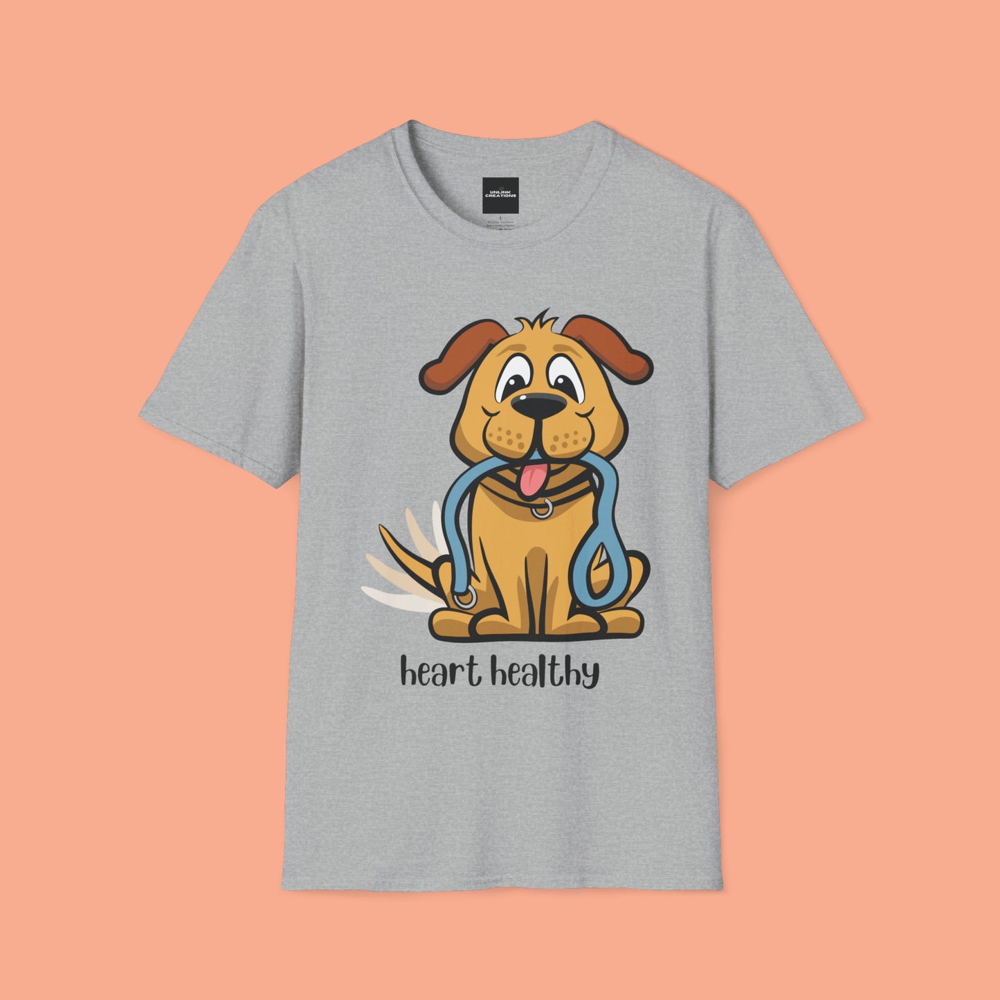 One of the perks of having a furry kid is a stronger ticker! Enjoy this Unisex Softstyle T-Shirt. Great as a gift or get one for yourself.